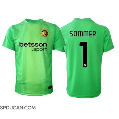 Muški Nogometni Dres Inter Milan Yann Sommer #1 Golmanski Rezervni 2025-26 Kratak Rukav